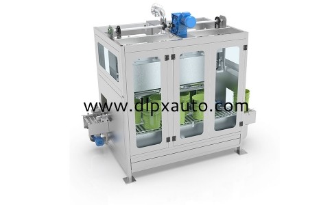 4頭三排推桶灌裝機 油漆 涂料 潤滑油灌裝機