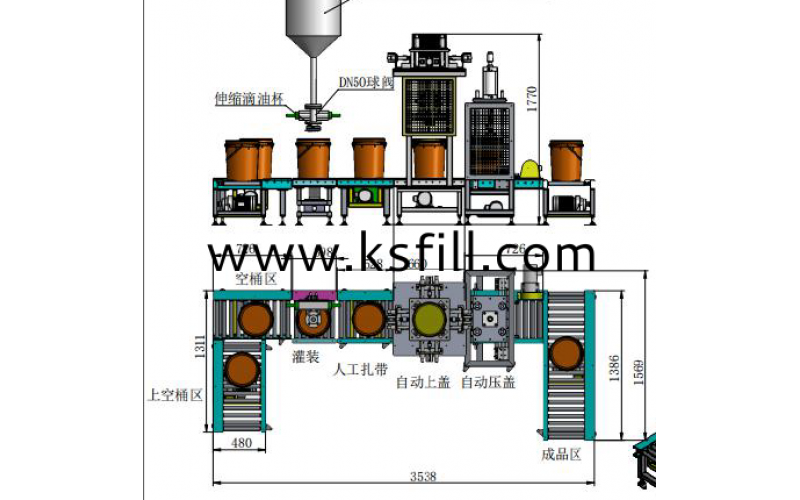 潤滑油 涂料 自動塑料桶排氣壓蓋機(jī)