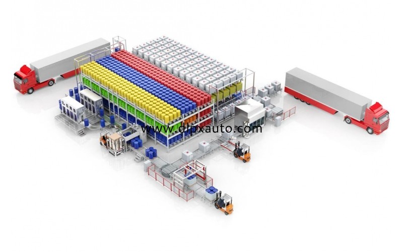 200LIBC全自動灌裝線+桶庫