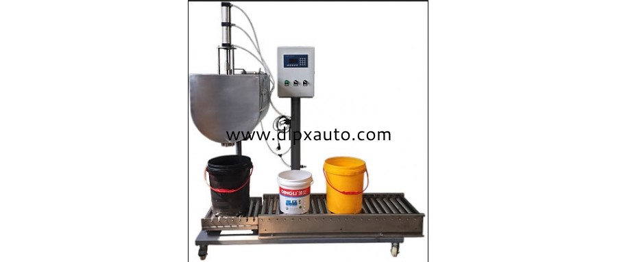 料斗式灌裝機內情