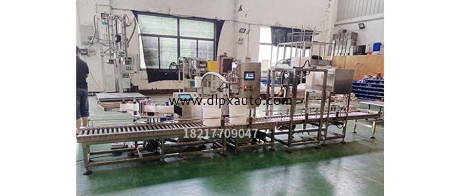 50L助劑自動貼標灌裝機